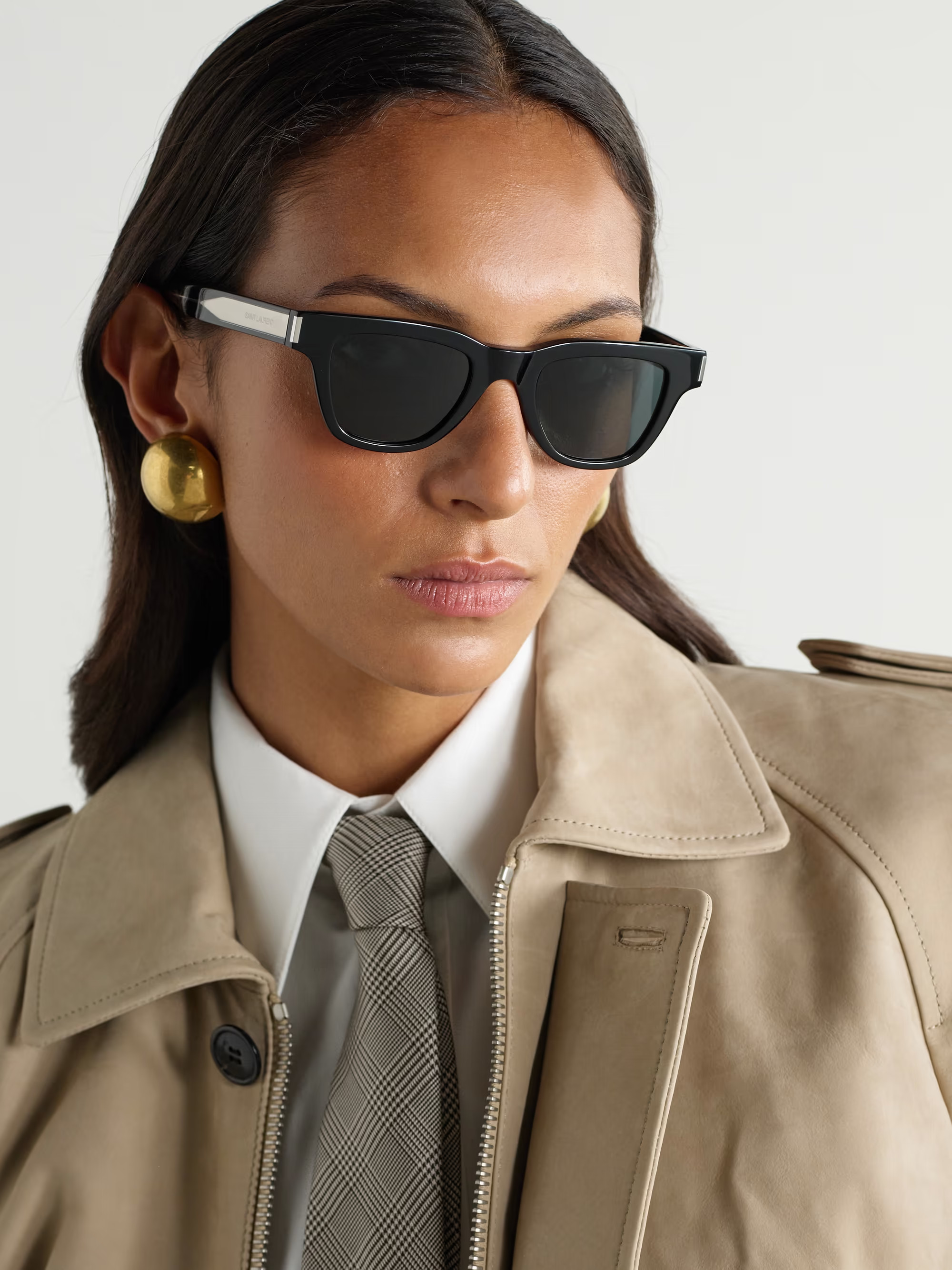 Jacques D-frame acetate and silver-tone sunglasses | NET-A-PORTER (UK & EU)
