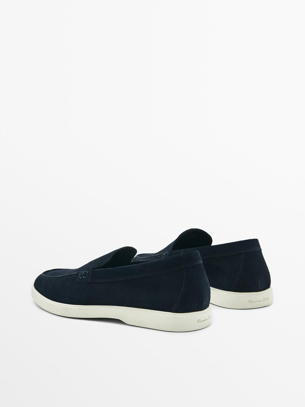 Mokassins aus Rauleder | Massimo Dutti DE