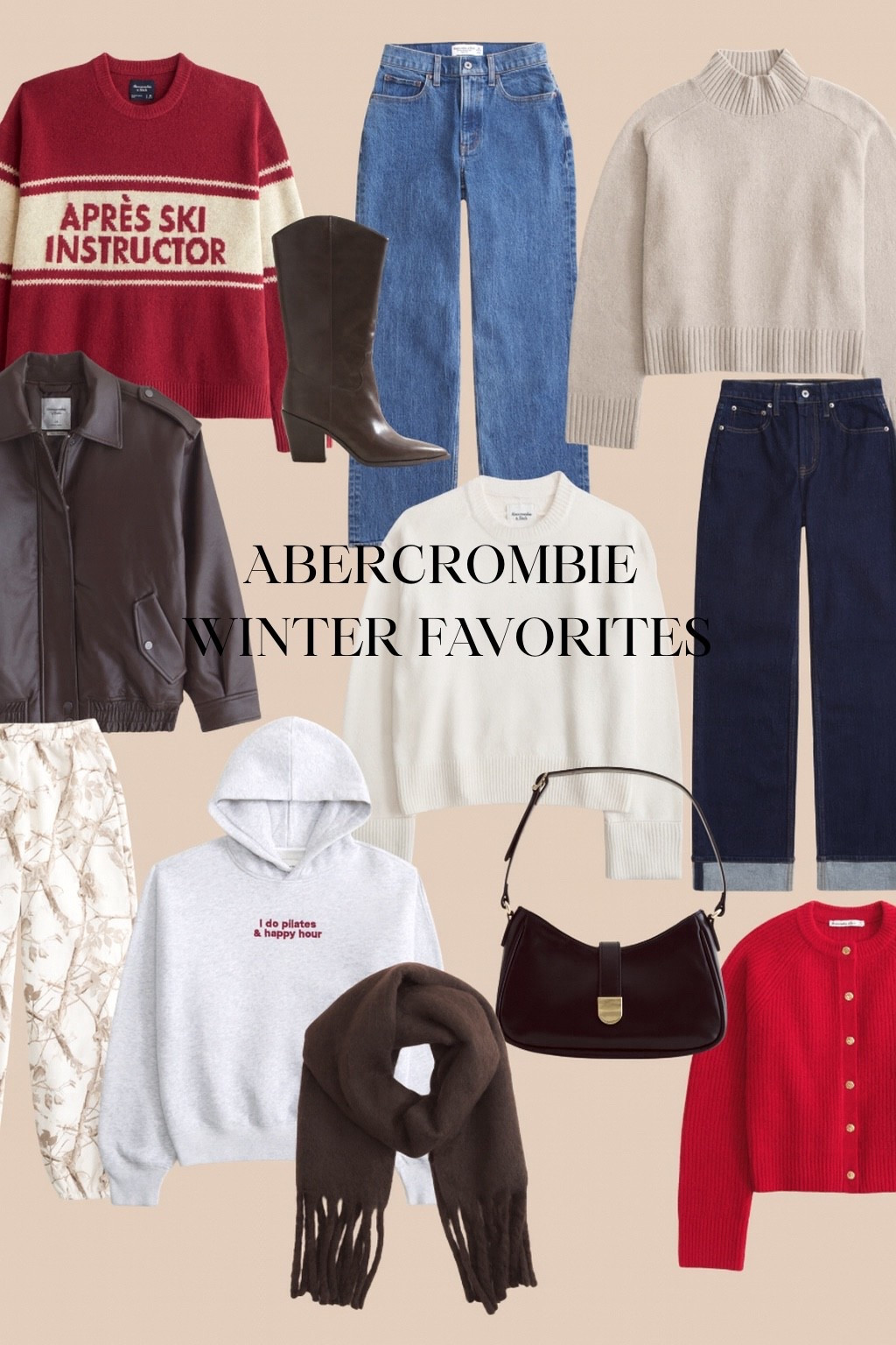 winter favs from Abercrombie!! #abercrombiefinds #abercrombiedenim #sweatshirt #winteroutift #winterfashion #leatherjacket #widelegjeans #winterootd 

#LTKSeasonal #LTKootd #LTKGiftGuide