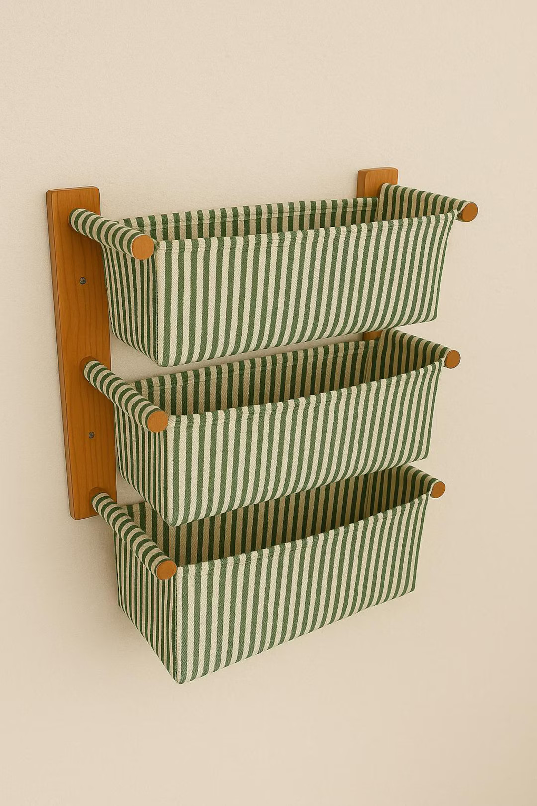 Solid Walnut Hanging Wall Organizer W 18 Types of Fabrics , Bathroom Organizer , Home Organizer, ... | Etsy (US)