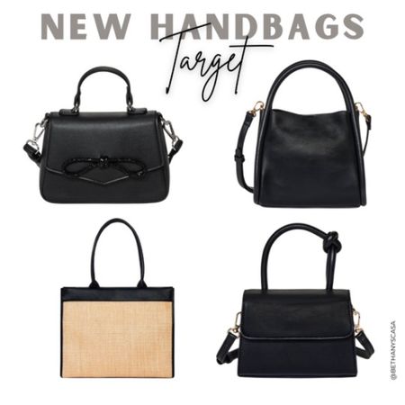 New Fashion Handbags. Target fashion. Purse. Black purse. Designer styles. 

#LTKshoecrush #LTKfindsunder100 #LTKsalealert