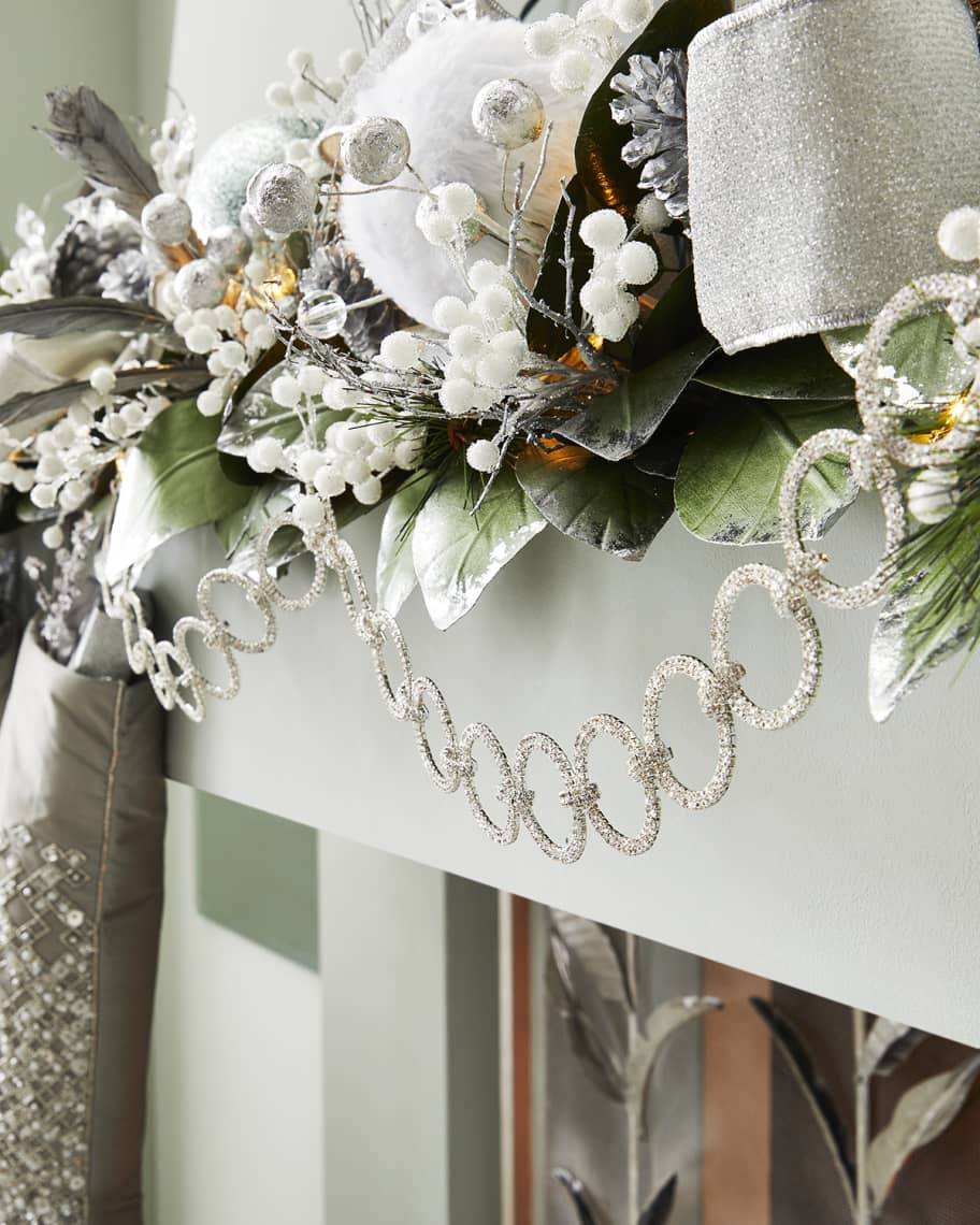 D. Stevens Crystal Circle Garland with Hooks, 3 Yards | Horchow