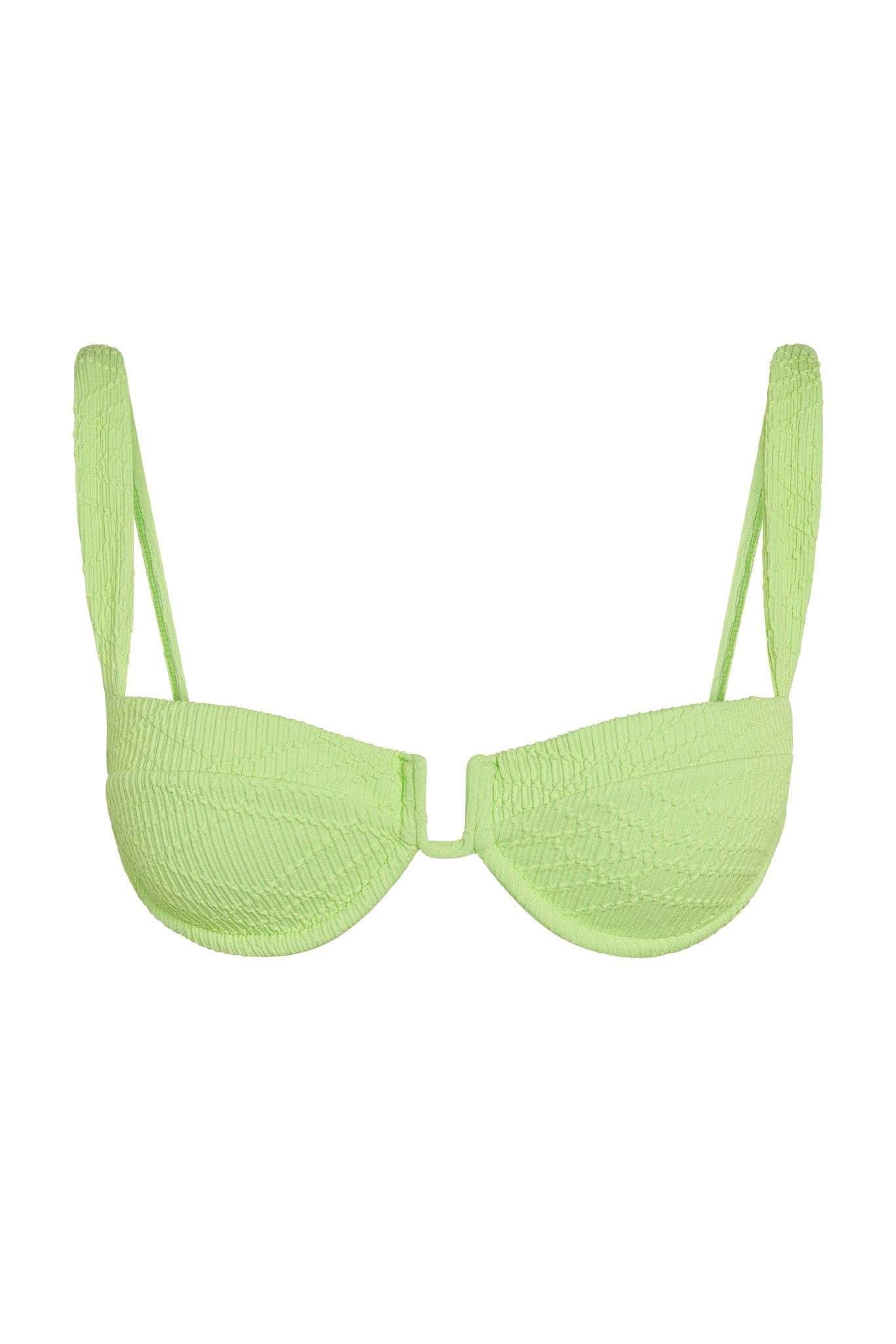 Cala Roja Top - Honeydew Summer Plaid | Monday Swimwear