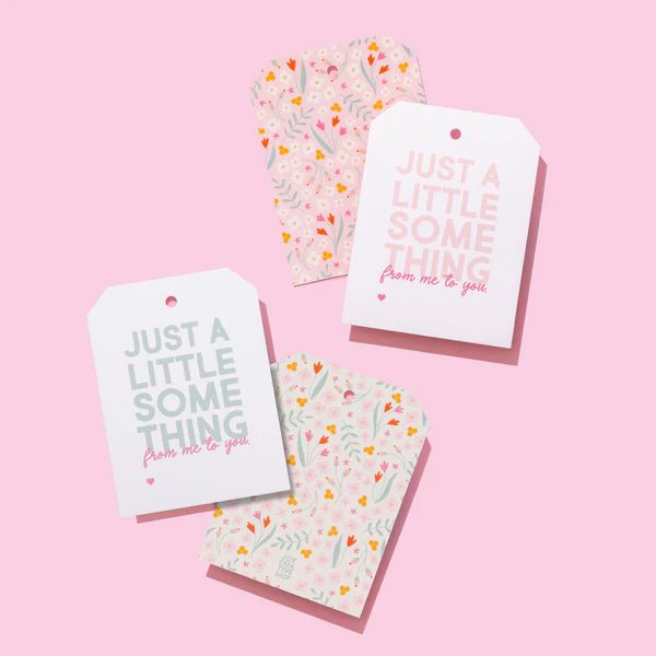 Floral Just a Little Something Gift Tags | Joy Creative Shop