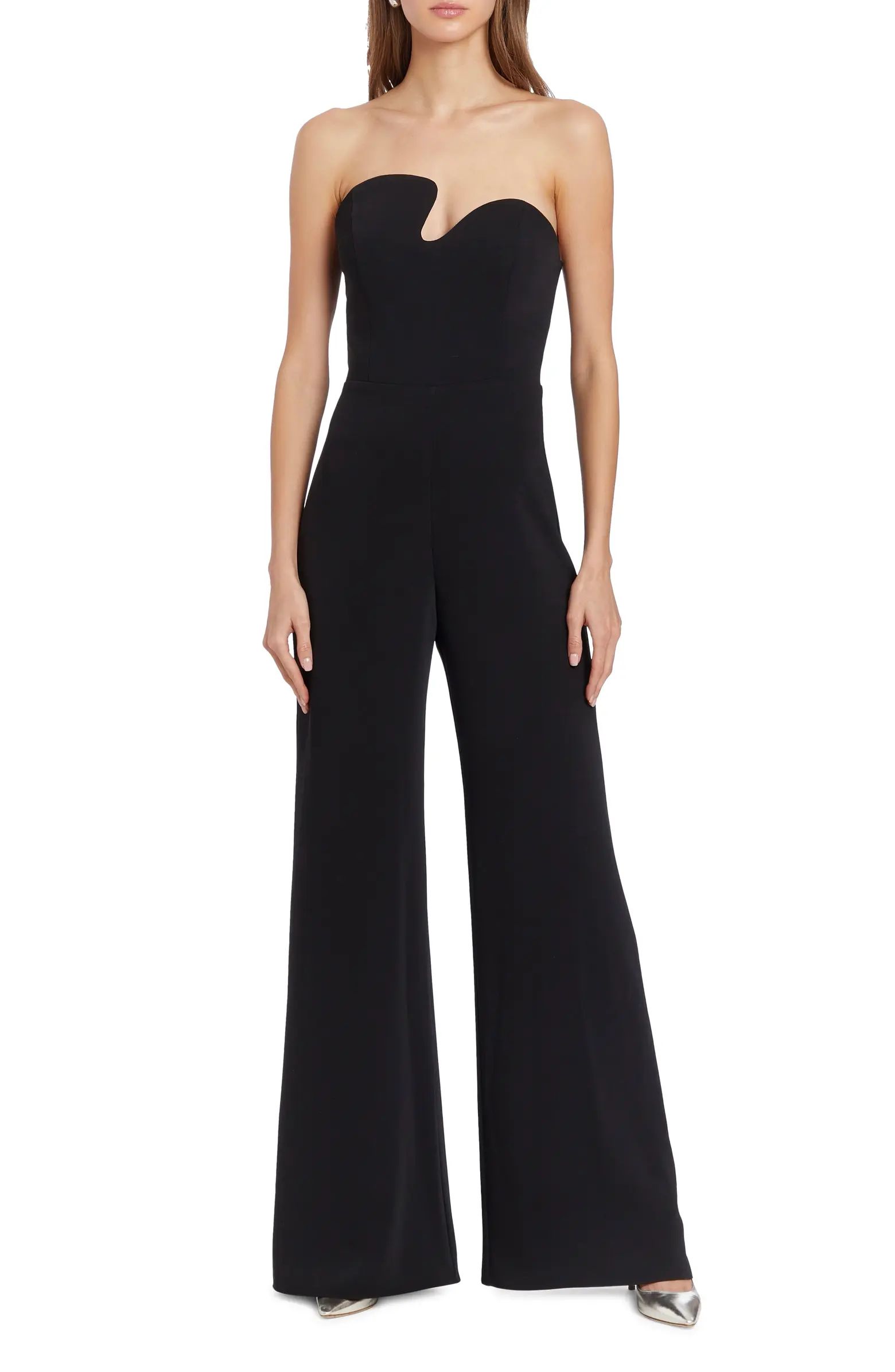 Amanda Uprichard Strapless Puzzle Jumpsuit | Nordstrom | Nordstrom