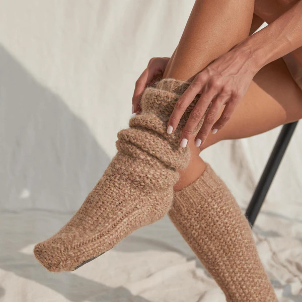Chunky Wool Slipper Sock | Lunya