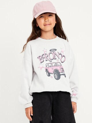 Ford Bronco™ Oversized Graphic Tunic Sweatshirt for Girls | Old Navy (US)