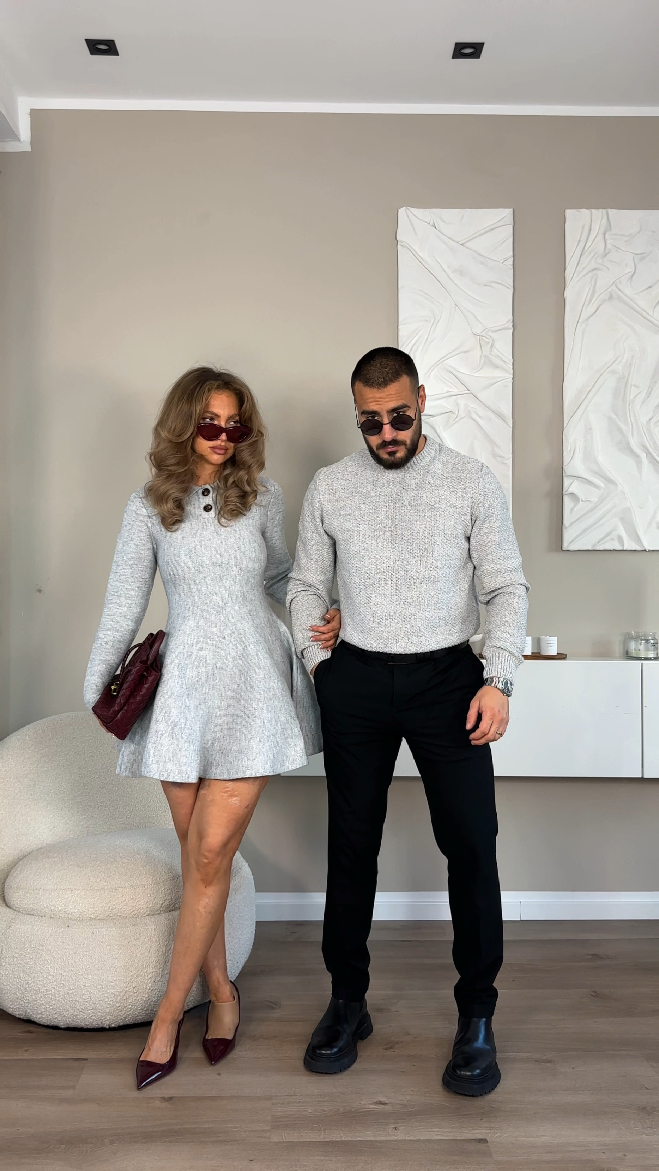 grey matching couple outfit  

#LTKdeutschland #LTKeurope #LTKautumn