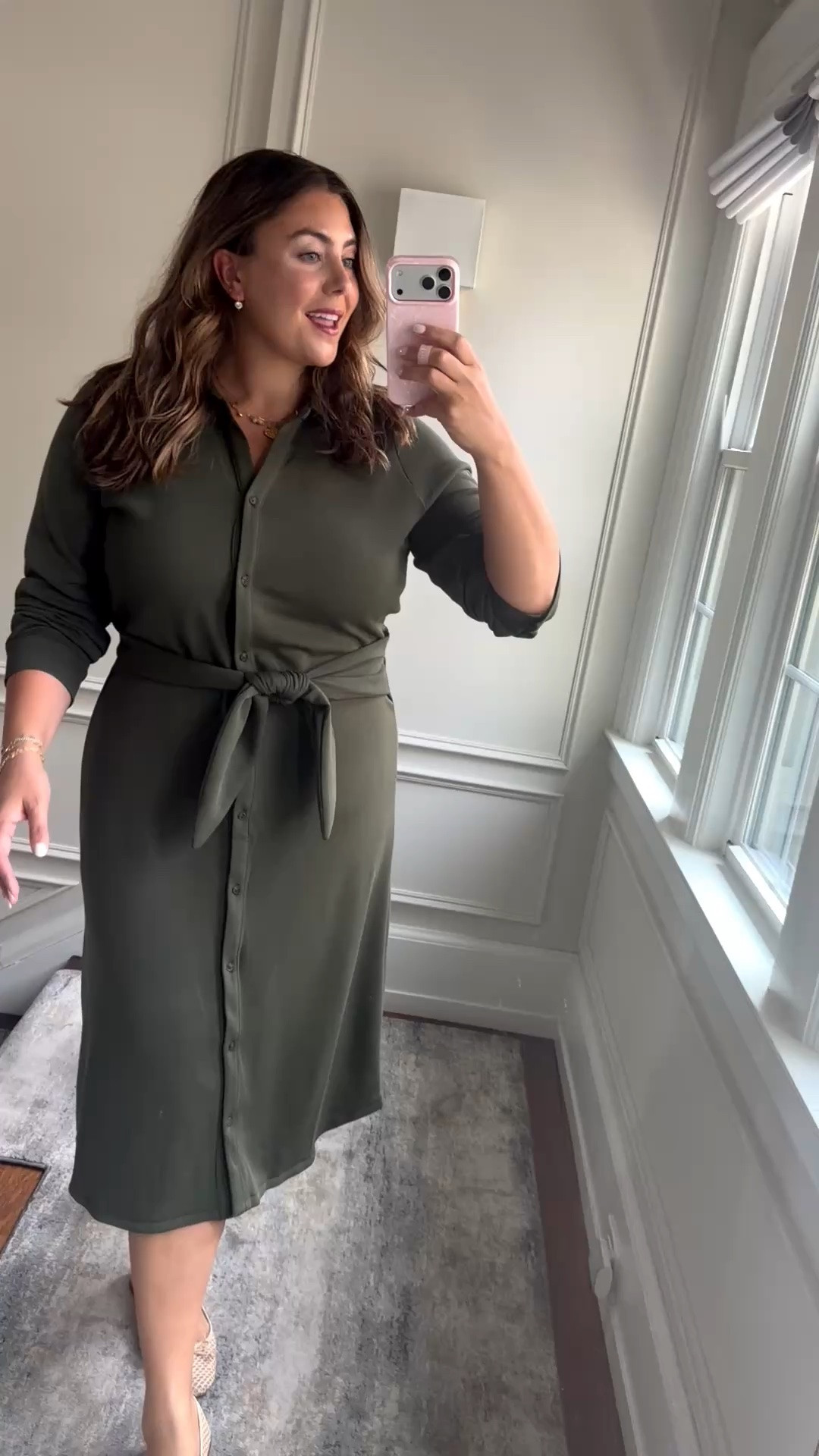 Work outfit - teacher outfit - workwear - wearing size 1X in dress, use CARALYN15 on your first order at Spanx.

#LTKMidsize #LTKWorkwear #LTKootd