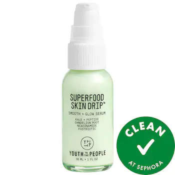 Superfood Skin Drip Smooth + Glow Barrier Serum with Peptides + Niacinamide | Sephora (US)