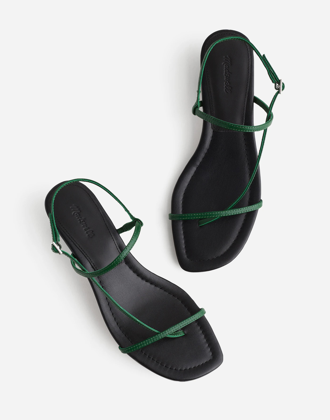 The Maycie Asymmetric T-Strap Sandal | Madewell | Madewell