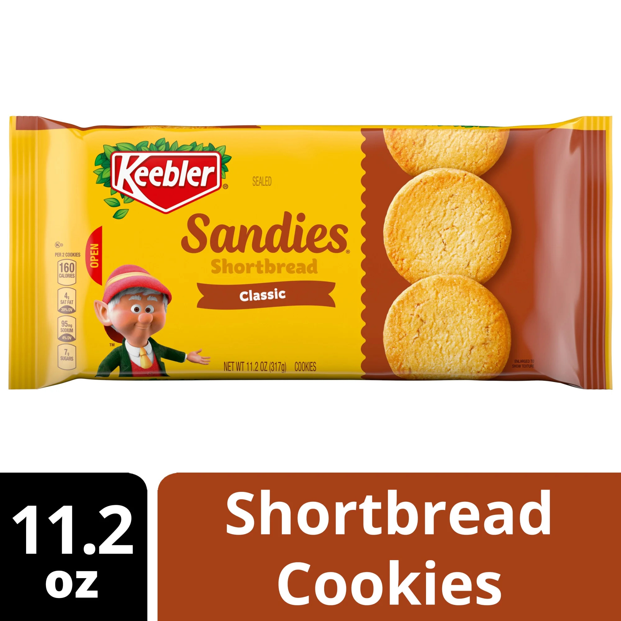 Keebler Sandies Shortbread Cookies, 11.2 oz | Walmart (US)