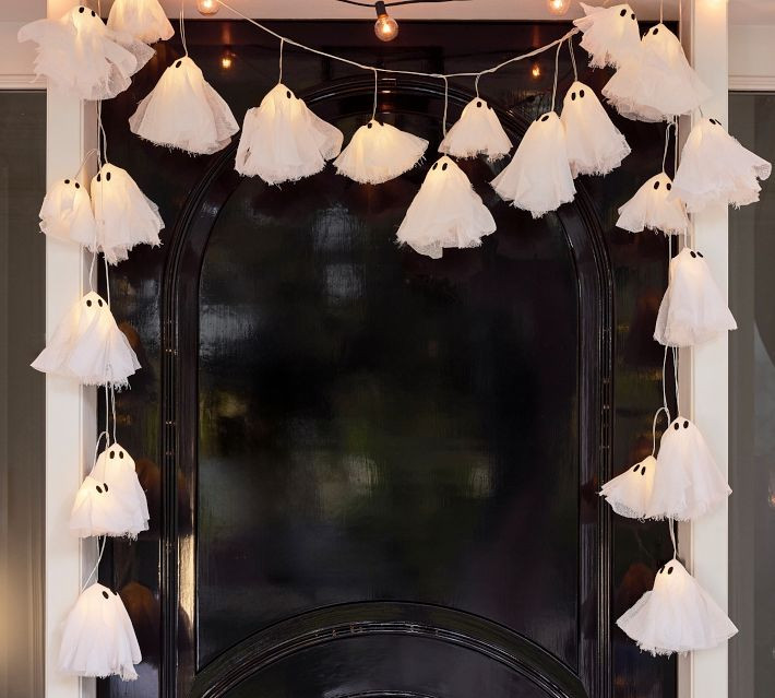 Lit Ghosts: White: String Lights 6 Ft | Pottery Barn (US)