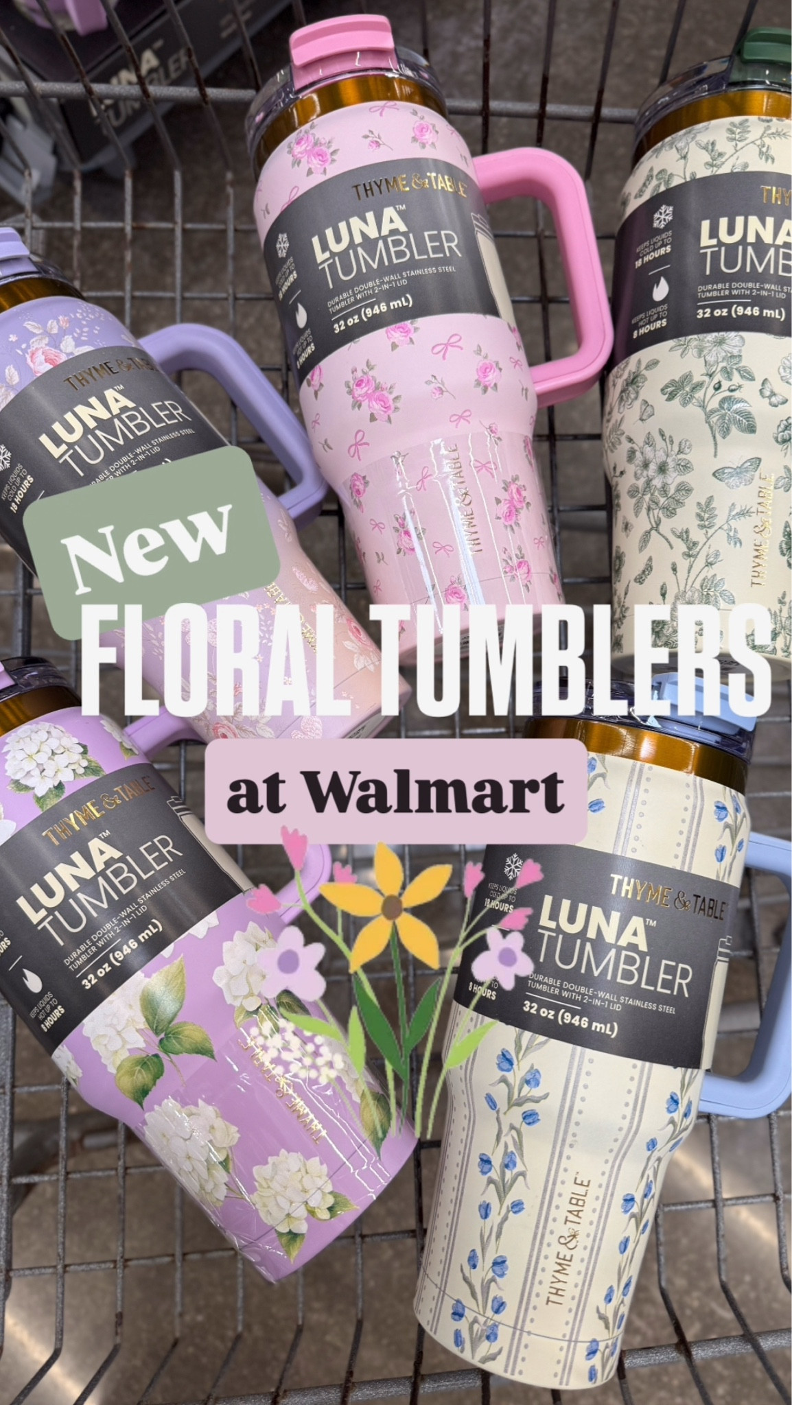 Beautiful stainless steel tumblers! These are all floral and they’re 32oz! 🤩

#LTKdayinmylife #LTKmomlife #LTKfitnessgoals