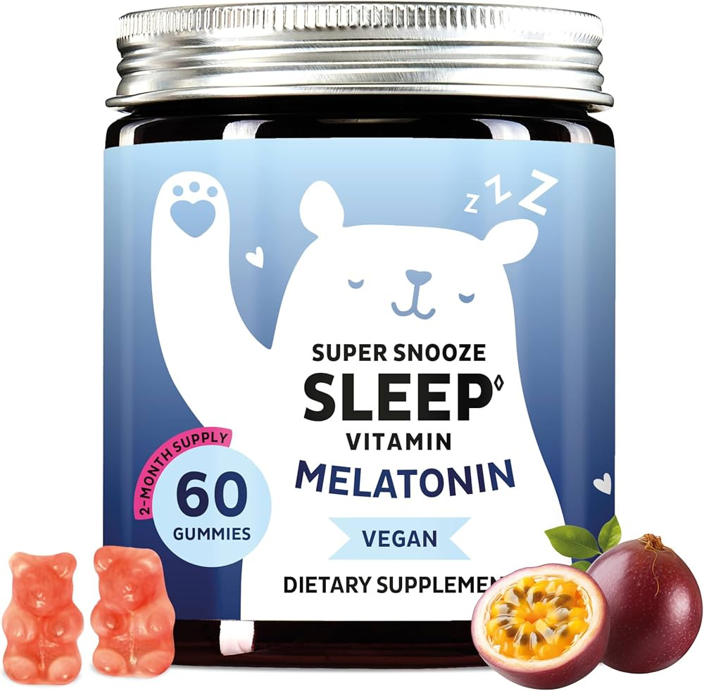 Bears with Benefits Vegan Melatonin 5mg Gummies, Sleep Gummies for Reduced time to Fall Asleep, w... | Amazon (US)
