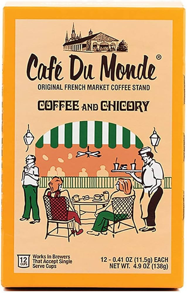 Cafe Du Monde Coffee and Chicory Single-Serve Cup Pods, 12 Count | Amazon (US)