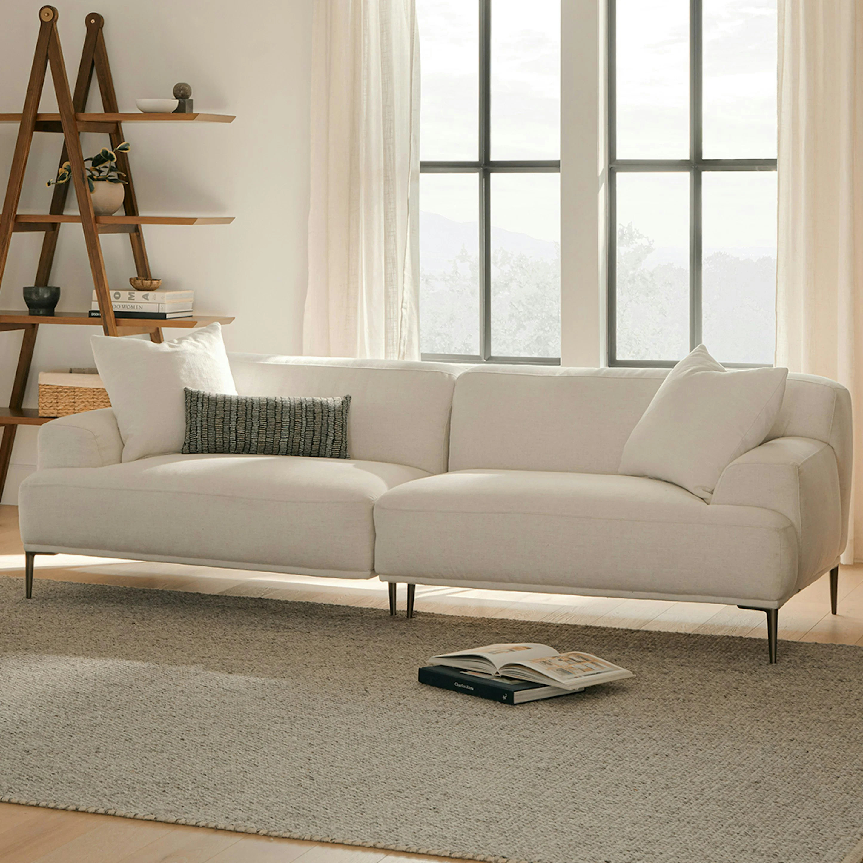 Abisko 91" Sofa - Quartz White | Article