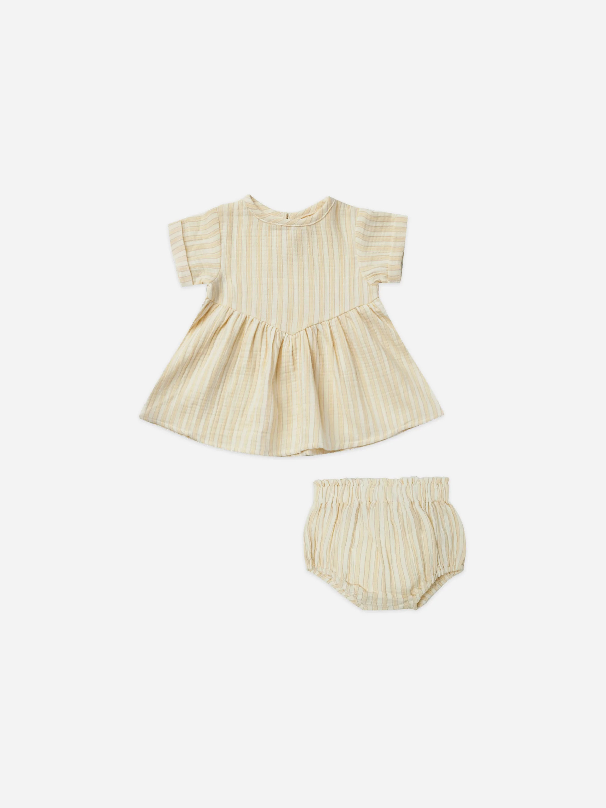 brielle dress | vintage stripe | Quincy Mae