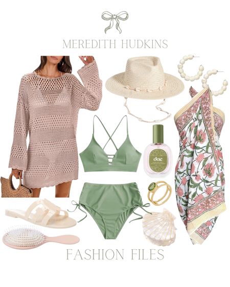 Meredith Hudkins, preppy, classic, timeless, swimsuit coverup, green two piece swimsuit, sunhat, summer fashion, spring fashion, ootd, sam edelman sandals, claw clip, ring, dae, detangleing hair brush, earrings


#LTKfindsunder50 #LTKsalealert

#LTKSeasonal