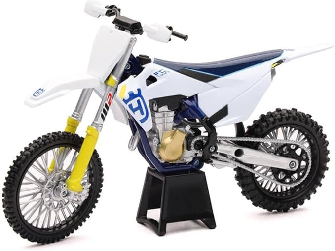 New Ray Husqvarna FC450 White and Blue 1/12 Diecast Motorcycle Model | Amazon (US)