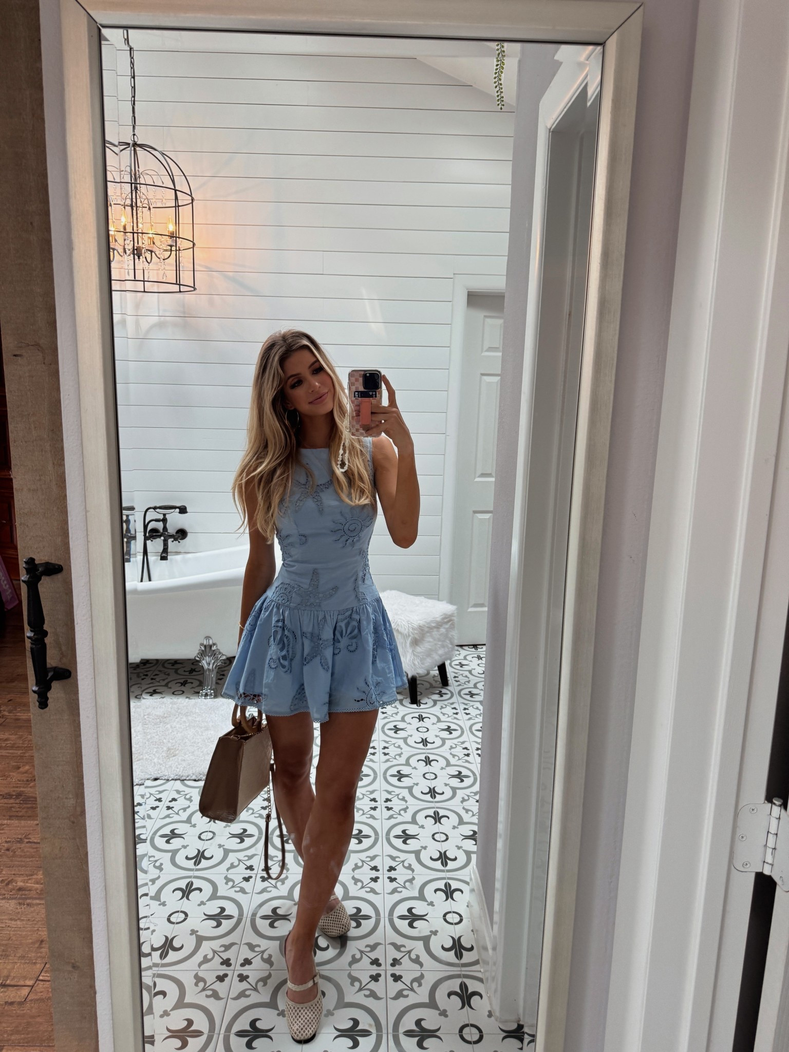 cutest dress for summer 🐚 + mesh ballet flats are my go to! 

#LTKSaleAlert #LTKmomlife #LTKootd