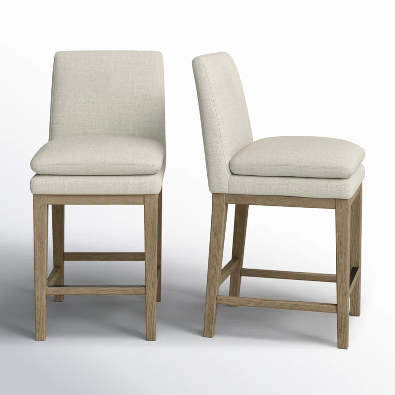 Bethea Upholstered Counter Stool (Set of 2) | Wayfair North America