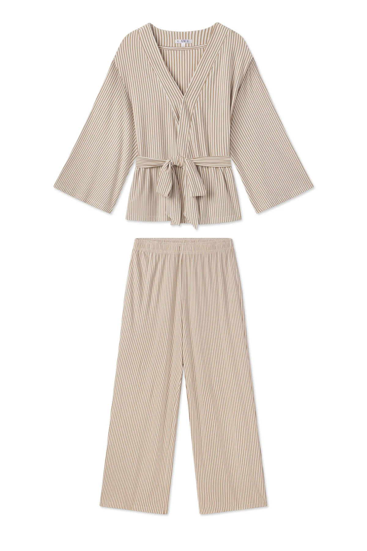 DreamModal Kimono Pajama Set in Fog | Lake Pajamas