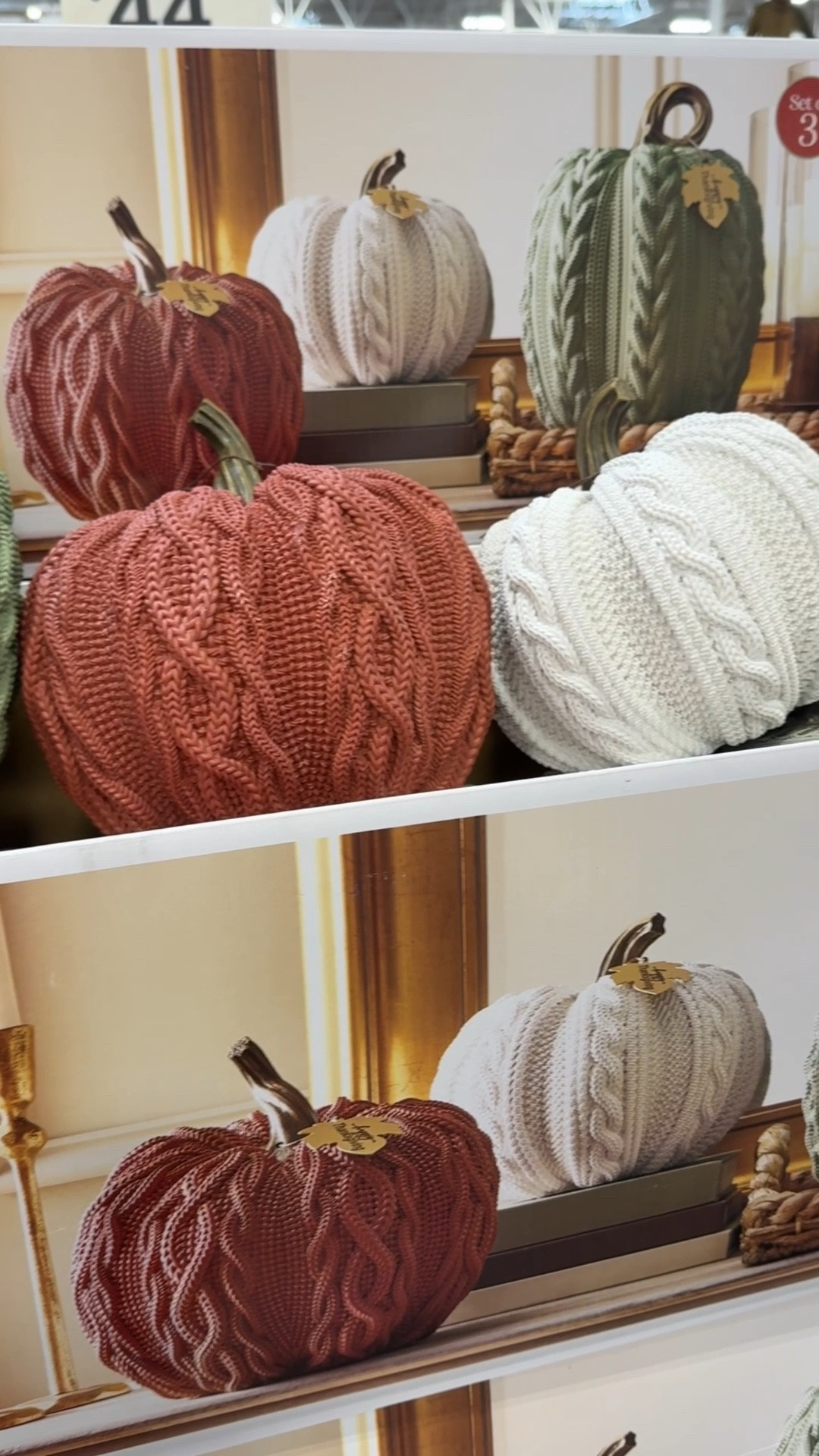 Spotted these decorative cable knit pumpkins during my Sam’s Club run, and I love the cozy texture they bring for fall. 🍂

They’d be beautiful styled on a shelf, tucked into a tray, or mixed in with other seasonal pieces to add warmth and texture.

#LTKSeasonal #LTKHome
