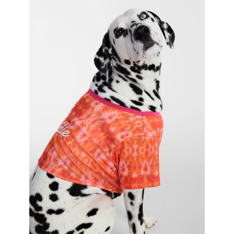 Hot Dog Summer By Megan Thee Stallion Little Hottie Dog T-shirt, Pink and Orange, Extra Small | Walmart (US)