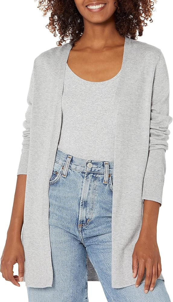 Amazon Essentials Women's Lightweight Open-Front Cardigan Sweater (Available in Plus Size) | Amazon (US)
