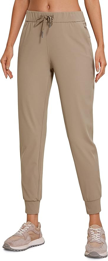 CRZ YOGA 4-Way Stretch Joggers for Women 27" - Athletic Workout Running Pants Travel Lounge Casua... | Amazon (US)