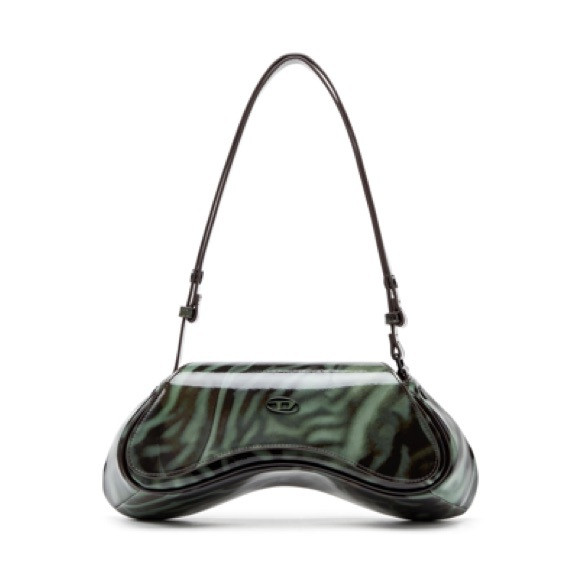 Green & brown Diesel “Play” crossbody/shoulder bag. You can wear it as both! 💚🤎💚 | Poshmark
