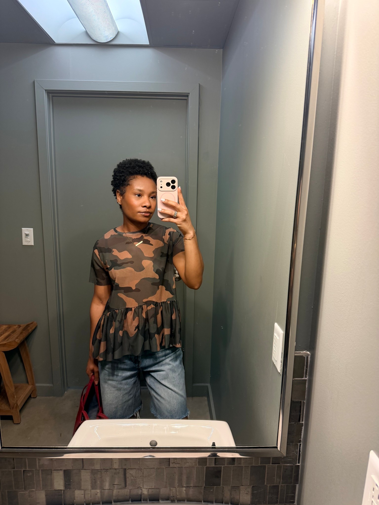 What I wore today! The top is old from @Zara but the denim shorts are new from @Target and the Kahlana Barfield Brown collab. They run a bit large! 

#LTKootd #LTKdayinmylife