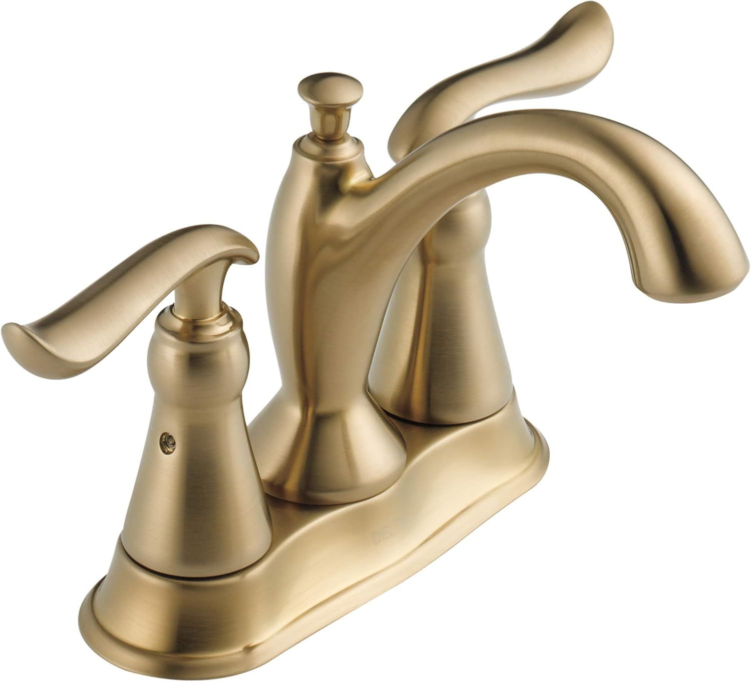Delta Faucet Linden Gold Bathroom Faucet, Centerset Bathroom Faucet, Diamond Seal Technology, Met... | Amazon (US)