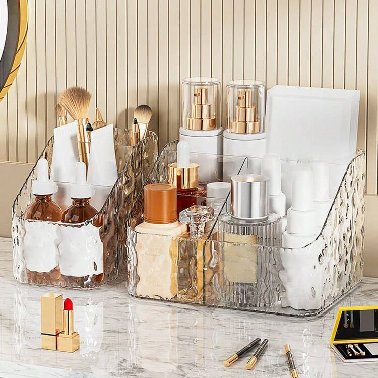 1PC Bathroom Storage Rack, Cosmetics Display Tray, Cosmetics Storage Basket, Nail Patch Storage Box, Office Supplies Storage Rack | SHEIN