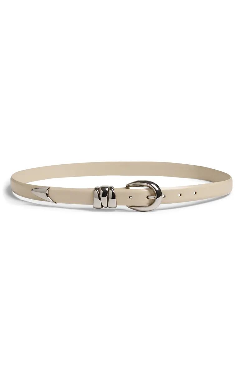 Madewell Chunky Metal Leather Belt | Nordstrom | Nordstrom
