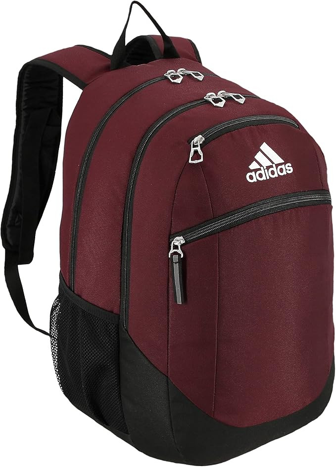 adidas Striker 2 Backpack, Team Maroon/Black/White, One Size | Amazon (US)