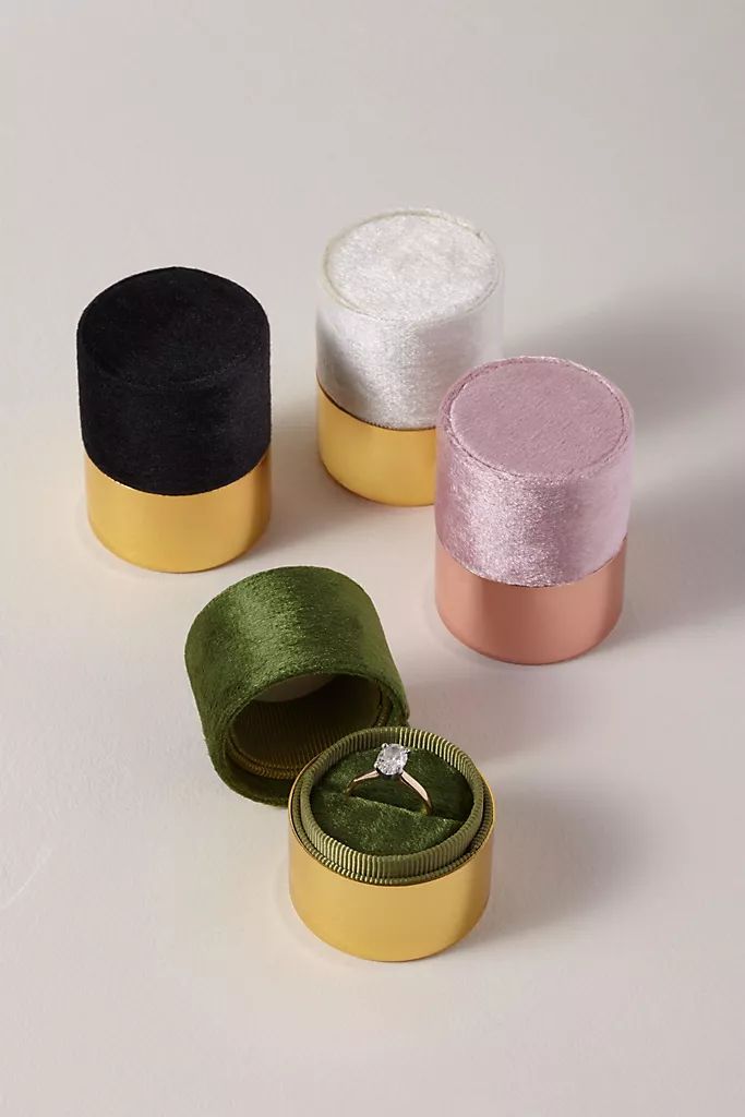 Velvet Ring Box | Anthropologie (US)