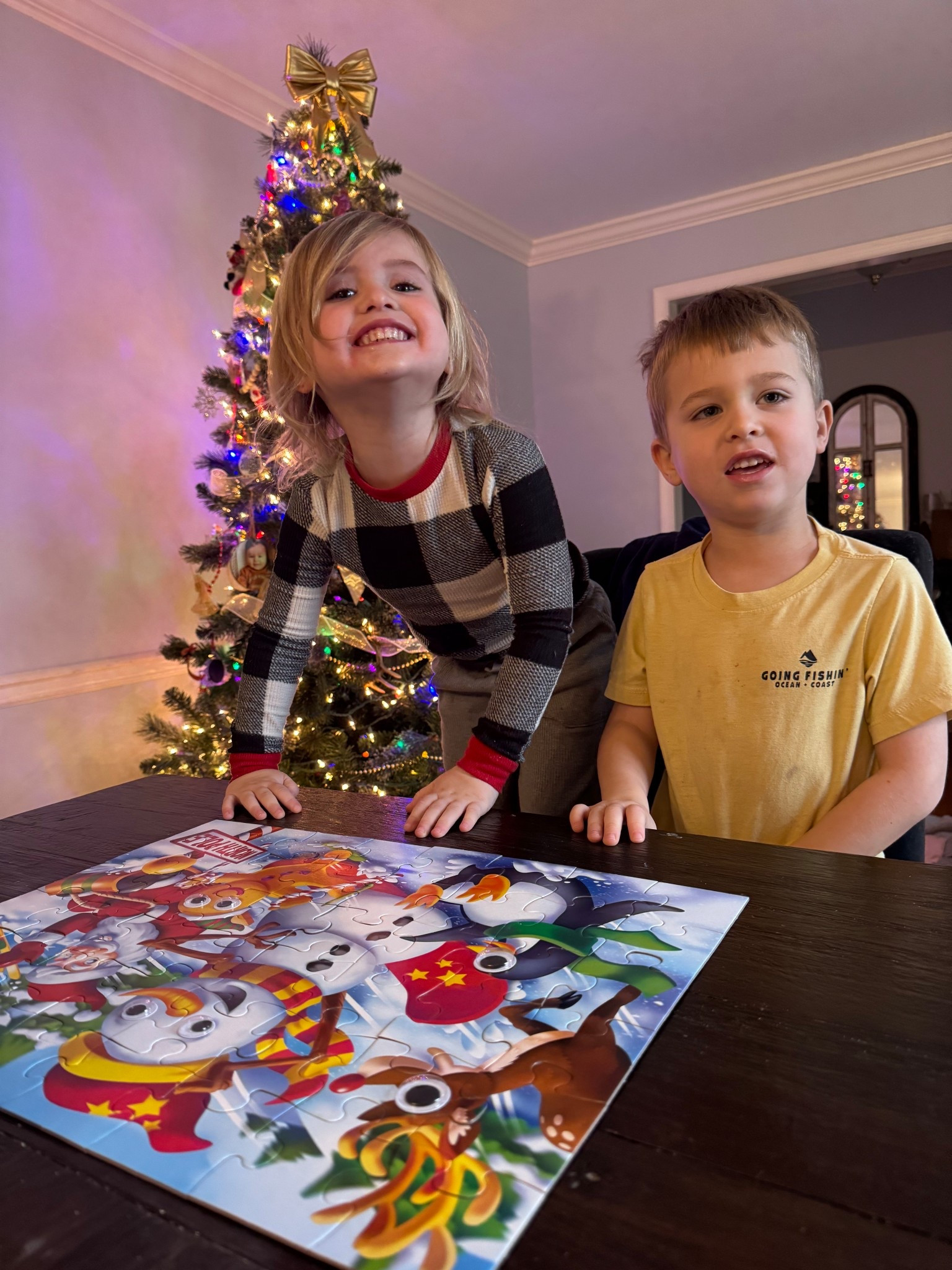 They woke up and wanted to do their other puzzle first thing! We also played candy land last night and I’m going to link a few more family games!! Board games and puzzles are prob one of my favorite gifts to give! 🎁 

#LTKKids #LTKGiftGuide #LTKHoliday