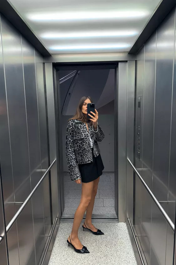 GIACCA JACQUARD ANIMALIER | Zara IT
