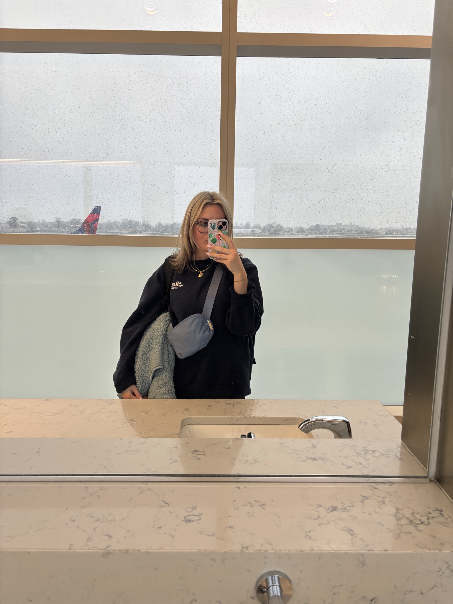 Travel Wear ✈️

When I travel to visit friends, comfort and re-wearability are top priority. This trip was going to be chilly, so I opted for a cute and comfy sweatsuit. 

I lounged in the sweatpants throughout the trip, rewore the sweatshirt with Jeans, and use my belt bag for hot girl walks.

Being comfy doesn’t mean being out of style🤍

#LTKTravel #LTKStyleTip