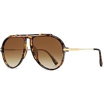 SOJOS Retro Oversized 70s Aviator Sunglasses Women Men SJ2693 | Amazon (US)