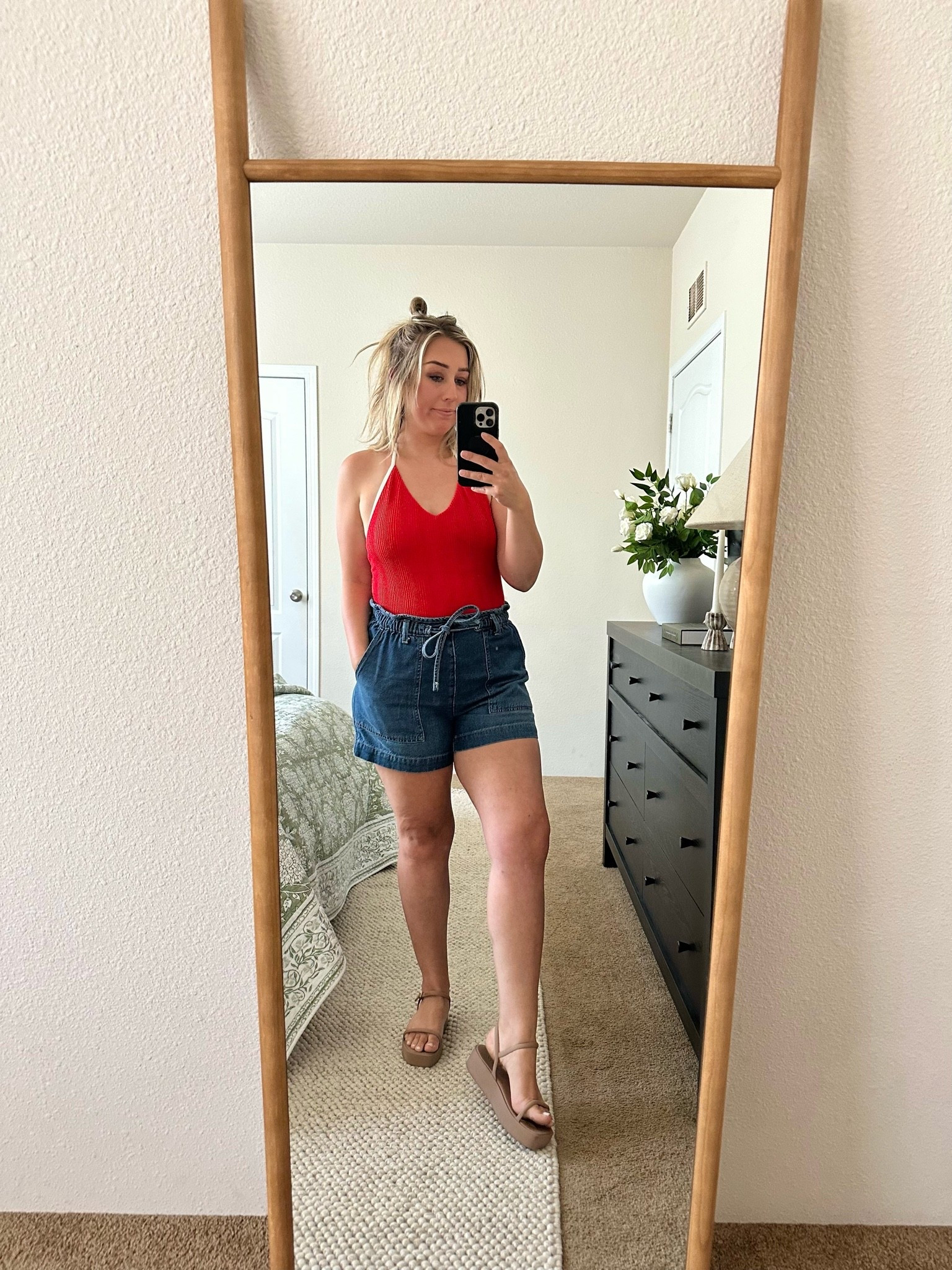 Everything is on sale! Order online and pick up in store before the 4th!

My favorite go-to sandals for Summer currently! I’m usually a 7.5 and I ordered a 7. They fit perfectly! 

I love the little wedge for some height. Perfect for the lake or out and about!

Crocs, Miami platform sandal, nude sandals, summer outfit, summer fit, best shorts, best sandals

#LTKootd #LTKSaleAlert #LTKSwim