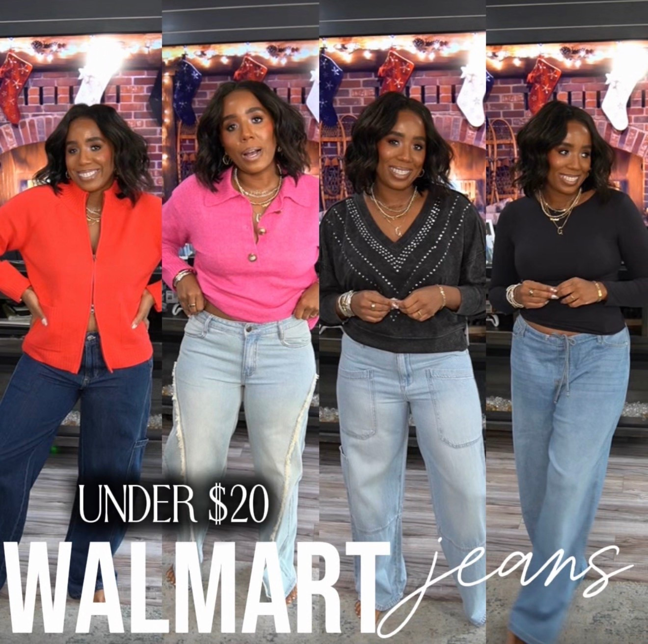 Walmart jeans under $20 🙌🏽 some styles are marked down as low as $12 and they WILL sell out fast. Great stretch, flattering fits, and easy to style for everyday wear. I grabbed multiple pairs because you can’t beat this price. Linking all my favorites here—don’t wait on these! 💙

#LTKOver40 #LTKFindsUnder50 #LTKMidsize