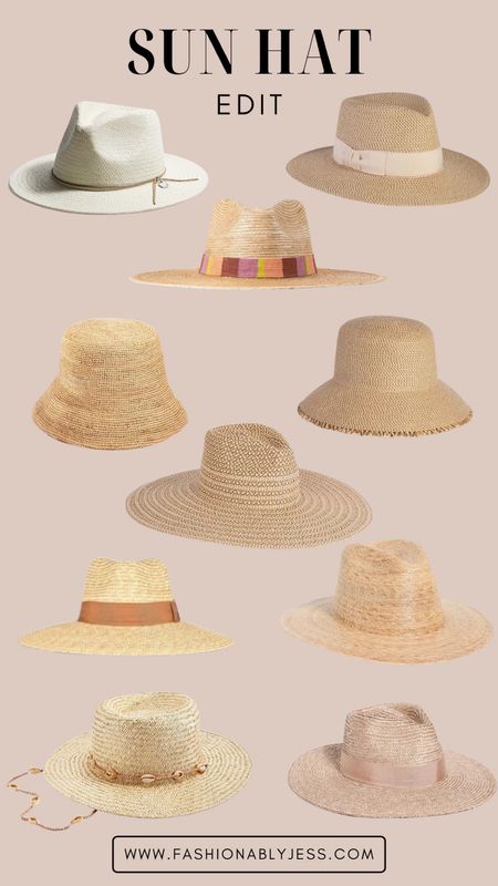 So many cute sun hats for all of your resort outfits! 

#LTKfindsunder100 #LTKSeasonal #LTKstyletip