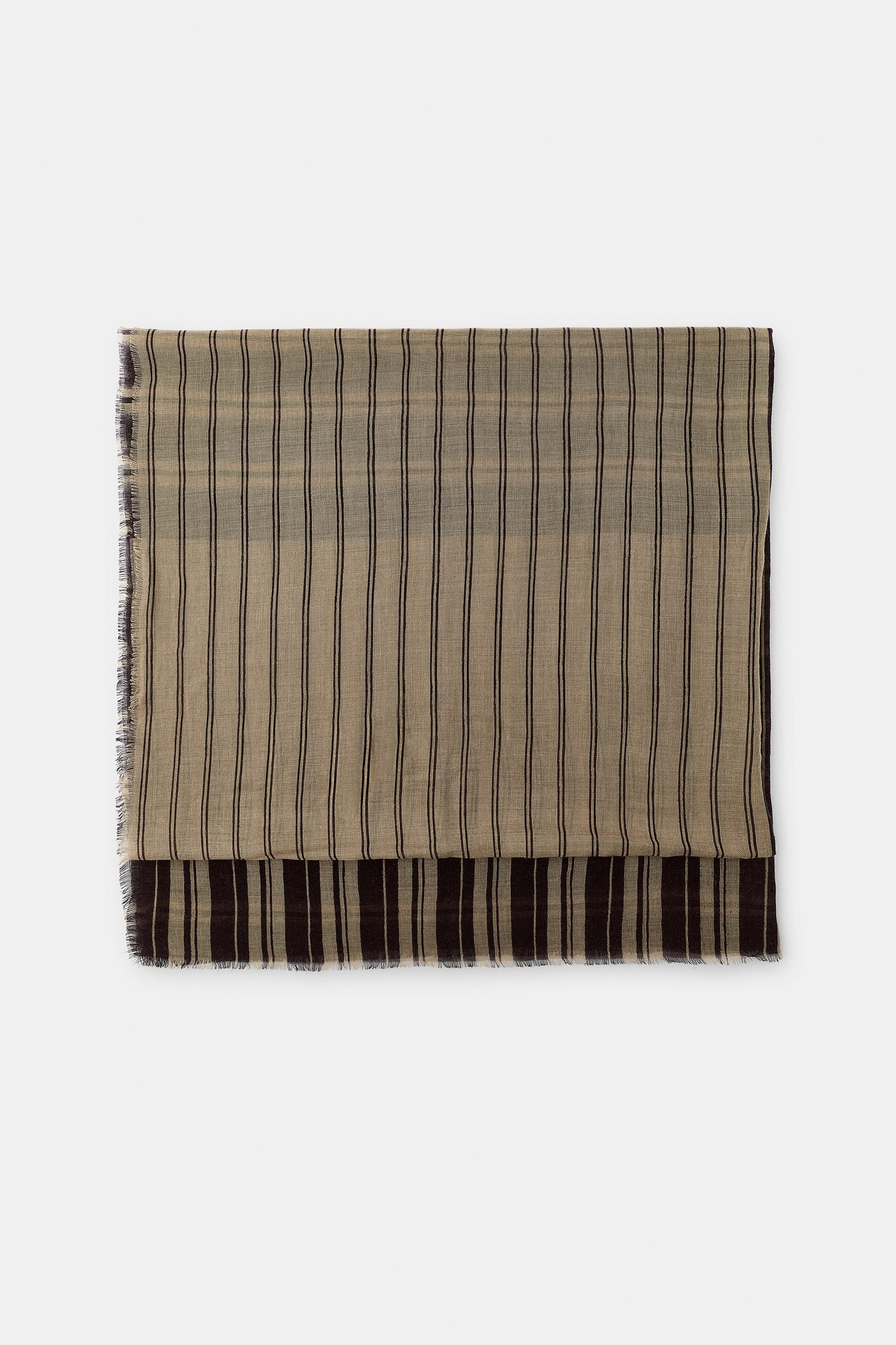 FOULARD À IMPRIMÉ RAYURES | Zara FR