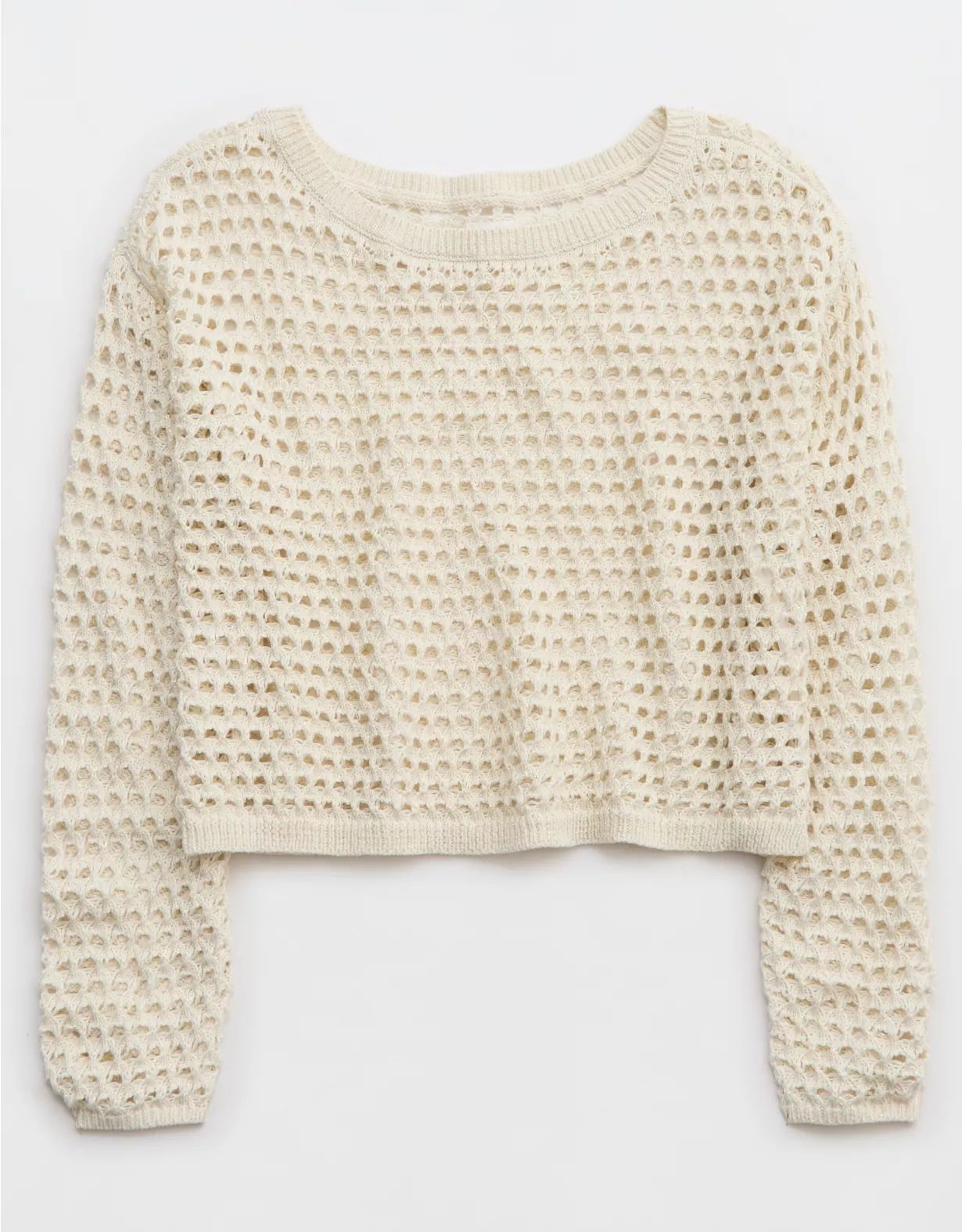 Aerie Crochet Vacay Sweater | Aerie