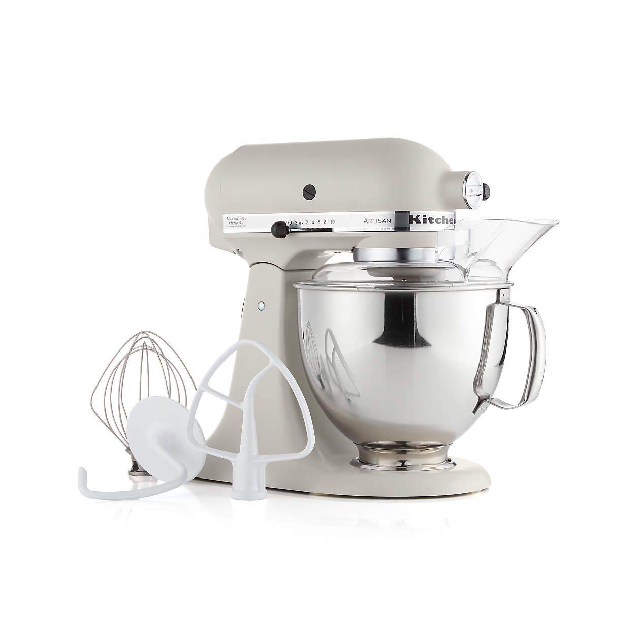 KitchenAid Artisan Series 5 Quart Tilt-Head Shaded Palm Stand Mixer + Reviews | Crate and Barrel | Crate & Barrel