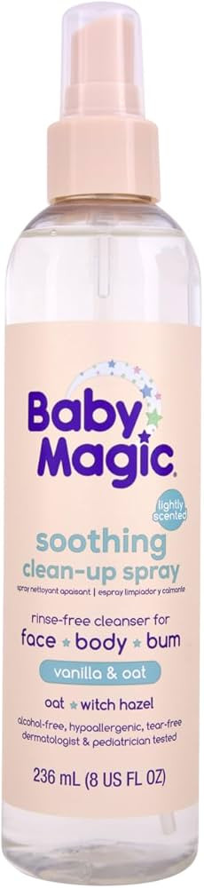 Baby Magic Soothing Clean-Up Spray, Vanilla & Oat, Hypoallergenic, 8 oz | Amazon (US)