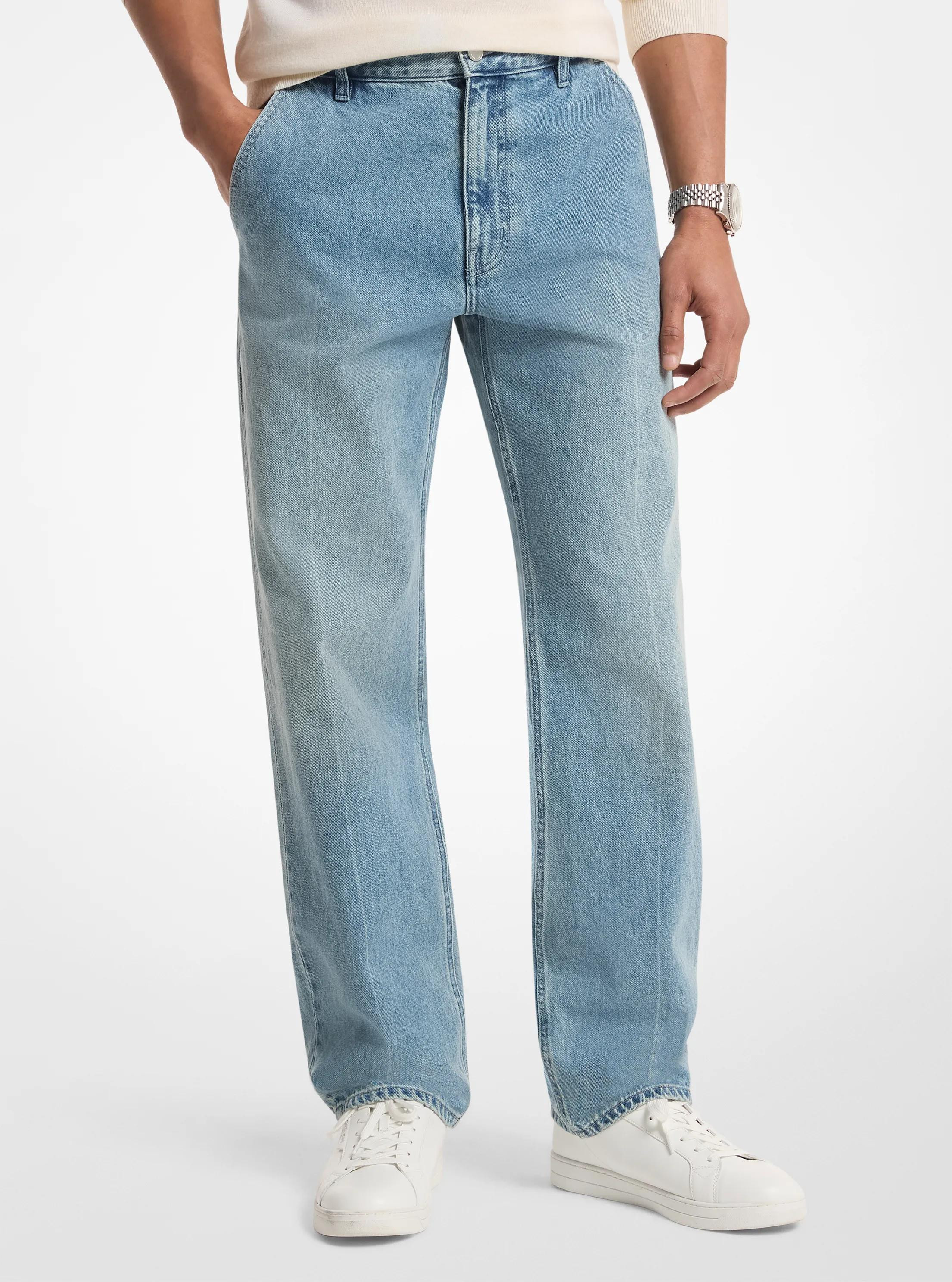 Finn Straight-Fit Stretch Denim Jeans | Shop Simon